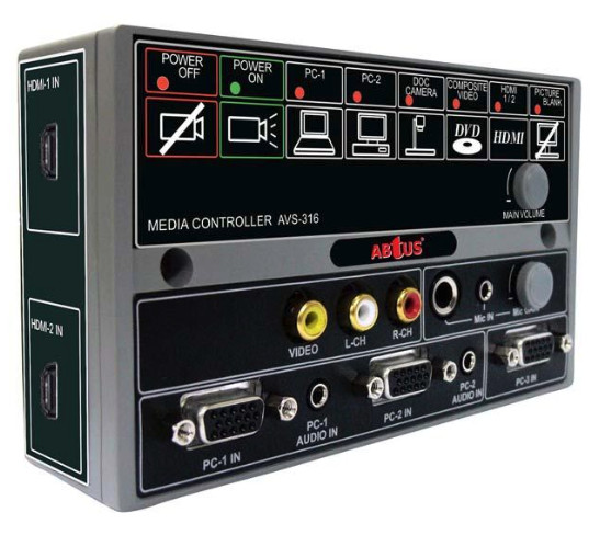 Настенный контроллер-коммутатор для учебных аудиторий ABtUS AVS-316